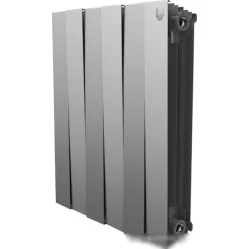 Биметаллический радиатор Royal Thermo PianoForte 500 Silver Satin (3 секции)