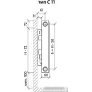 Стальной панельный радиатор Royal Thermo Compact C11-500-1200 (Bianco Traffico)