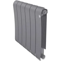 Биметаллический радиатор Royal Thermo Infinity 500 Silver Satin (6 секций)