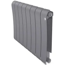 Биметаллический радиатор Royal Thermo Infinity 500 Silver Satin (8 секций)