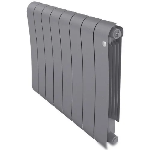Биметаллический радиатор Royal Thermo Infinity 500 Silver Satin (8 секций)