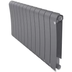 Биметаллический радиатор Royal Thermo Infinity 500 Silver Satin (12 секций)