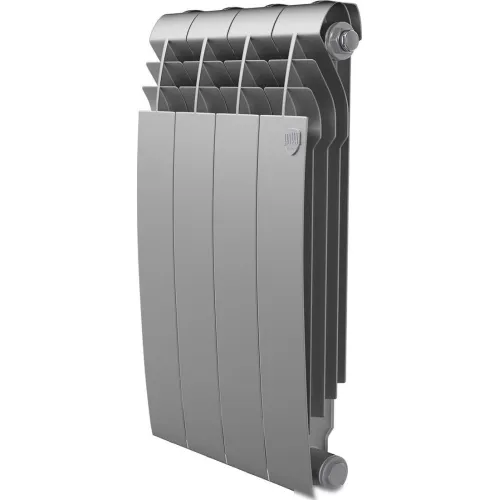 Биметаллический радиатор Royal Thermo Biliner B 500 Серебристый - 4 секций