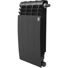 Биметаллический радиатор Royal Thermo Biliner B 500 Черный - 4 секций