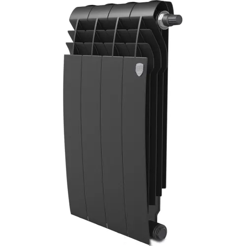 Биметаллический радиатор Royal Thermo Biliner B 500 Черный - 4 секций