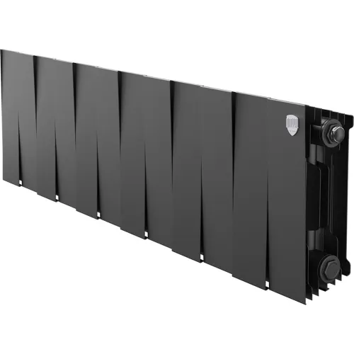 Биметаллический радиатор Royal Thermo PianoForte 200 Черный - 12 секций