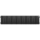 Биметаллический радиатор Royal Thermo PianoForte 200 Черный - 16 секций