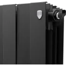 Биметаллический радиатор Royal Thermo PianoForte 200 Черный - 16 секций