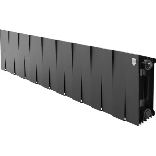 Биметаллический радиатор Royal Thermo PianoForte 200 Черный - 18 секций