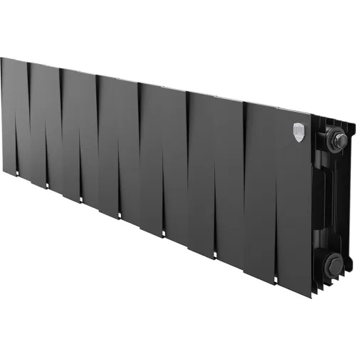 Биметаллический радиатор Royal Thermo PianoForte 200 Черный- 14 секций