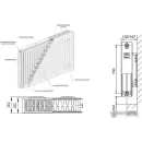 Стальной панельный радиатор Лемакс Valve Compact 22 500x1600