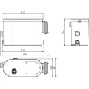 Канализационная установка Jemix STP-200 Lux