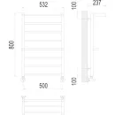 Полотенцесушитель TERMINUS Анкона П8 500х800 нп