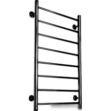 Полотенцесушитель Ростела Виктория нижнее подключение 1" 8 перекладин 80 см (черный)