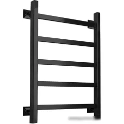 Полотенцесушитель Ростела Экспи Квадро V30 1/2" 5 перекладин 40x60 см (черный)