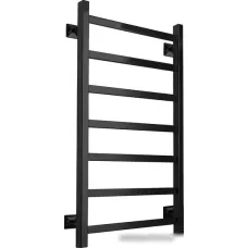Полотенцесушитель Ростела Экспи Квадро V30 1/2" 7 перекладин 50x80 см (черный)