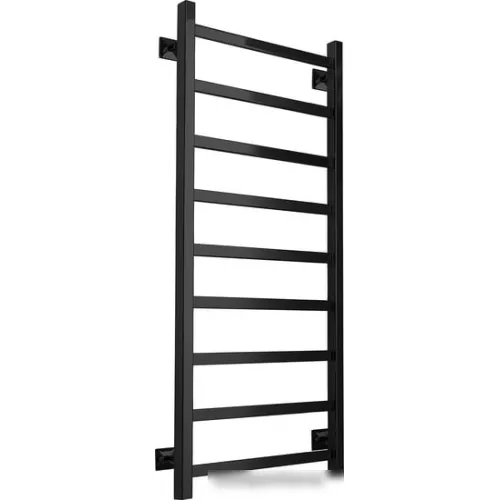 Полотенцесушитель Ростела Экспи Квадро V30 1/2" 9 перекладин 50x120 см (черный)