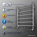 Полотенцесушитель Ростела Виктория 50x70/6 (с диммером, правый)