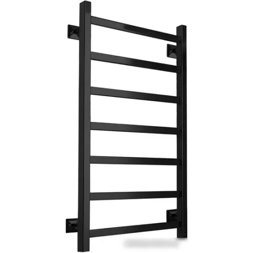 Полотенцесушитель Ростела Экспи Квадро V30 1/2" 7 перекладин 40x80 см (черный)