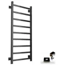 Полотенцесушитель Ростела Экспи Квадро V30 1/2" 9 перекладин 40x120 см (черный)