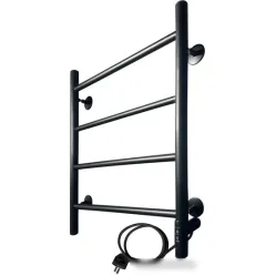 Полотенцесушитель Ростела Виктория 50x60/4 (с диммером, черный правый)