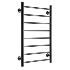 Полотенцесушитель Ростела Виктория 1" 8 перекладин 50x80 см (черный)