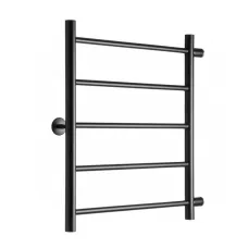 Полотенцесушитель Ростела Виктория боковое подключение 1" 5 перекладин 50х60 см (черный)