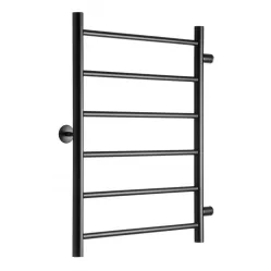 Полотенцесушитель Ростела Виктория боковое подключение 1" 6 перекладин 50х70 см (черный)