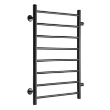 Полотенцесушитель Ростела Виктория боковое подключение 1" 8 перекладин 50x80 см (черный)