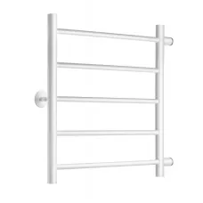 Полотенцесушитель Ростела Виктория боковое подключение 1" 5 перекладин 50х60 см (белый)
