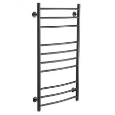Полотенцесушитель Ростела Свирель D 1" 10 перекладин 50х100 см (черный)