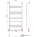 Полотенцесушитель Сунержа Флюид+ 1000x500 00-0222-1050