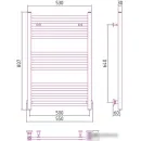Полотенцесушитель Сунержа Модус 800x500 00-0250-8050