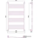 Полотенцесушитель Сунержа Флюид+ 1000x600 00-0222-1060