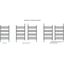 Полотенцесушитель Сунержа Флюид+ 1000x600 00-0222-1060