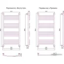 Полотенцесушитель Сунержа Богема+ 1000x500 05-0220-1050