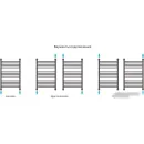 Полотенцесушитель Сунержа Богема с полкой+ 800x500 00-0223-8050
