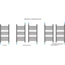 Полотенцесушитель Сунержа Богема с полкой+ 800x400 00-0223-8040