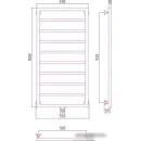 Полотенцесушитель Сунержа Канцлер 1000x500 30-0254-1050