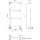 Полотенцесушитель Сунержа Ренессанс 1304 960x400 00-0280-9640