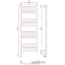 Полотенцесушитель Сунержа Богема 3.0 выгнутая 1200х400 МЭМ левый 15-5802-1240