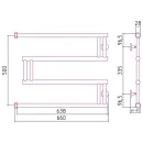 Полотенцесушитель Сунержа High-Tech model "M+" 500х650 31-4050-5065