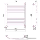 Полотенцесушитель Сунержа Богема+ выгнутая 600х500 020-0221-6050