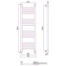 Полотенцесушитель Сунержа Богема+ прямая 1000х300 30-0220-1030