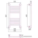 Полотенцесушитель Сунержа Богема+ прямая 600х300 31-0220-6030