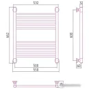 Полотенцесушитель Сунержа Богема+ прямая 600х500 05-0220-6050
