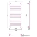 Полотенцесушитель Сунержа Богема+ прямая 800х400 03-0220-8040