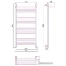 Полотенцесушитель Сунержа Богема с полкой+ 1000х500 03-0223-1050