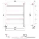 Полотенцесушитель Сунержа Галант+ 600х500 051-0200-6050
