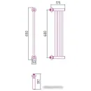 Полотенцесушитель Сунержа Хорда ПП 600х195 00-4124-0600